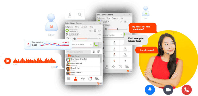 CloudBharat Bria softphone